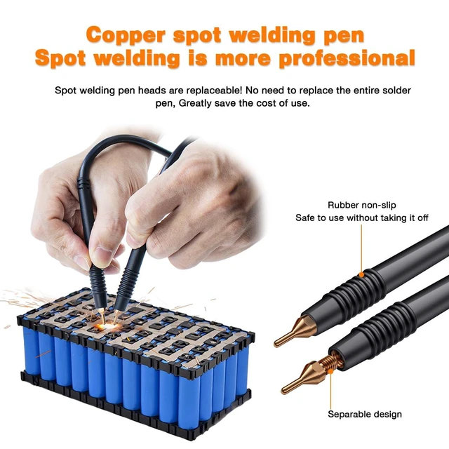 Alt view image 3 of 7 - Battery Spot Welder Portable Handheld Spot Welding Machine