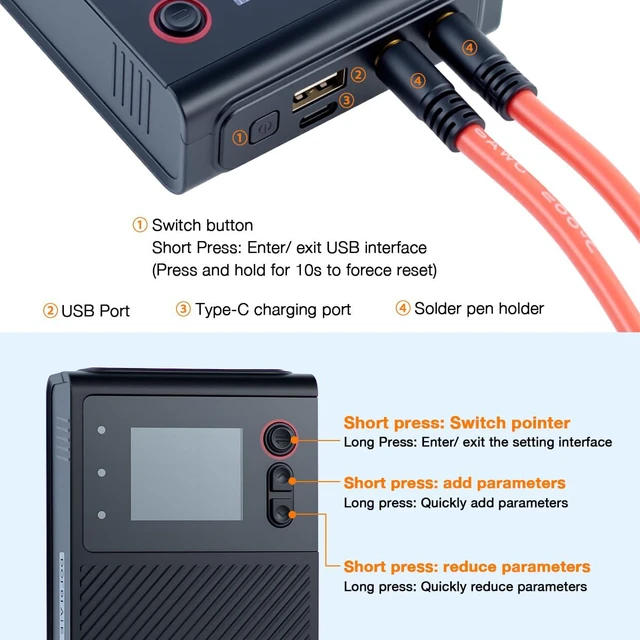 Alt view image 4 of 7 - Battery Spot Welder Portable Handheld Spot Welding Machine