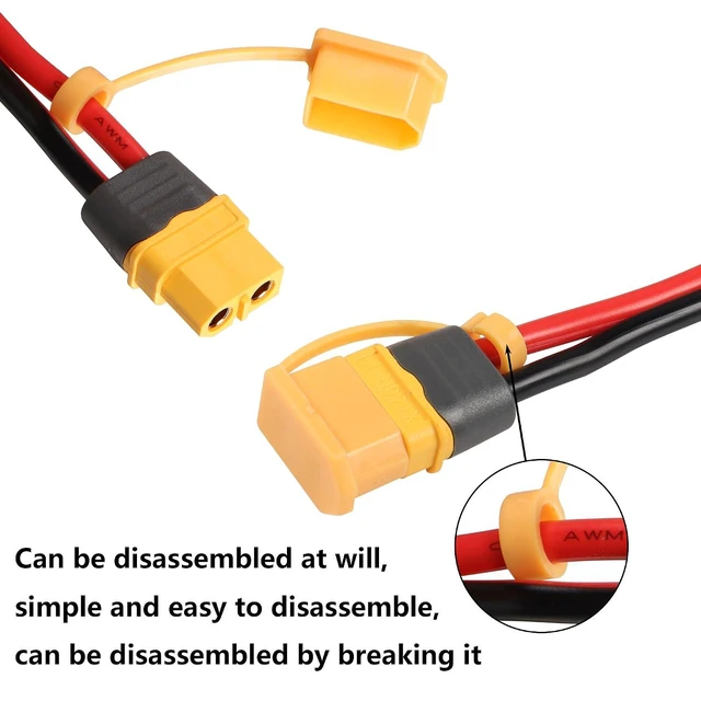 Alt view image 4 of 7 - 20PCS XT60 Plug Protector Cover Caps XT60 Plug Connector Dust Lost Protector She