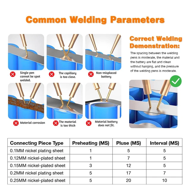 Alt view image 6 of 7 - Battery Spot Welder Portable Handheld Spot Welding Machine