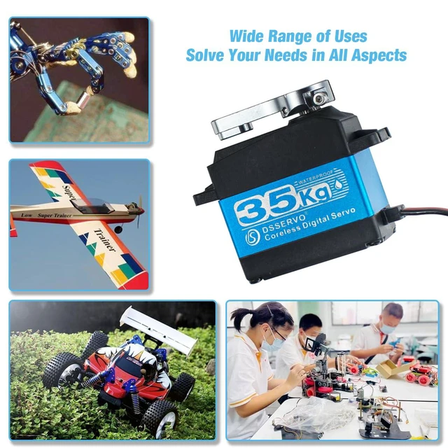 Alt view image 6 of 7 - DS3235 35kg Digital RC Servo High Torque All Metal Gear Coreless Motor Waterproo