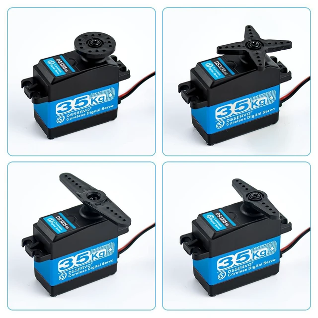 Alt view image 7 of 7 - DS3235 35kg Digital RC Servo High Torque All Metal Gear Coreless Motor Waterproo