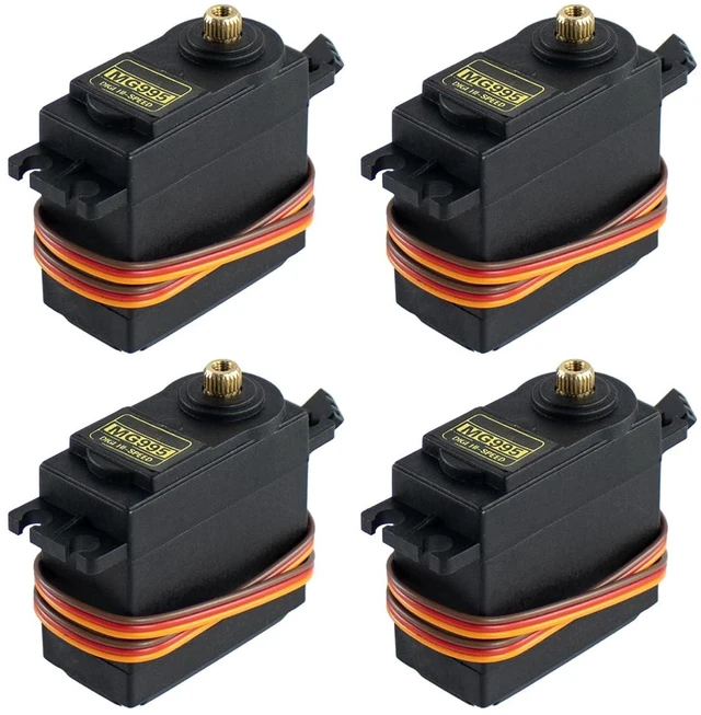 Main image of 4Pack MG995 Servo Motors Digital RC Servo Metal Gears High Speed Torque for Smar