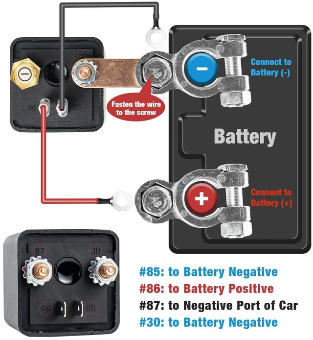 Alt view image 4 of 7 - Remote Battery Disconnect Switch Kit DC 12V 200A for Cars Auto RV Truck Anti-The