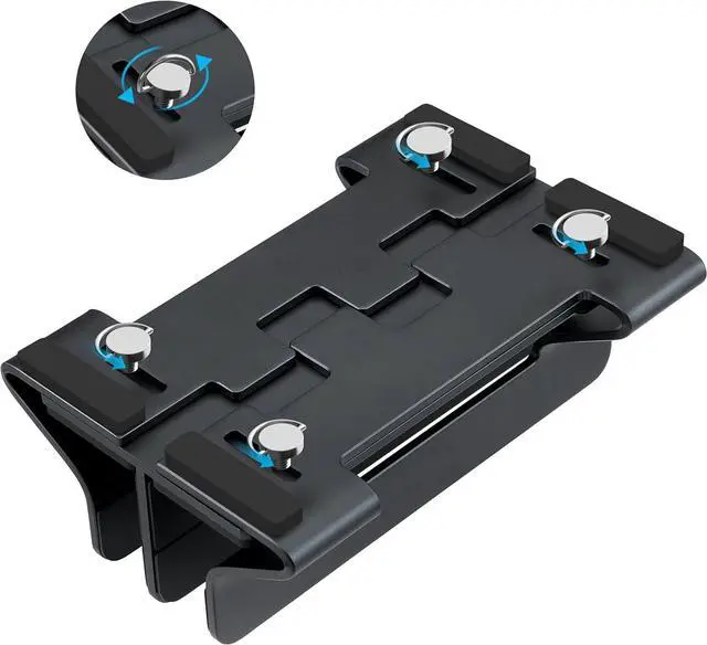 Alt view image 5 of 5 - Aluminum Dual Vertical Laptop Stand Dock Holder, Supports 2 Devices, Adjustable Slot Width 15-36mm, Space-Saving Upright Storage for MacBook and Laptops