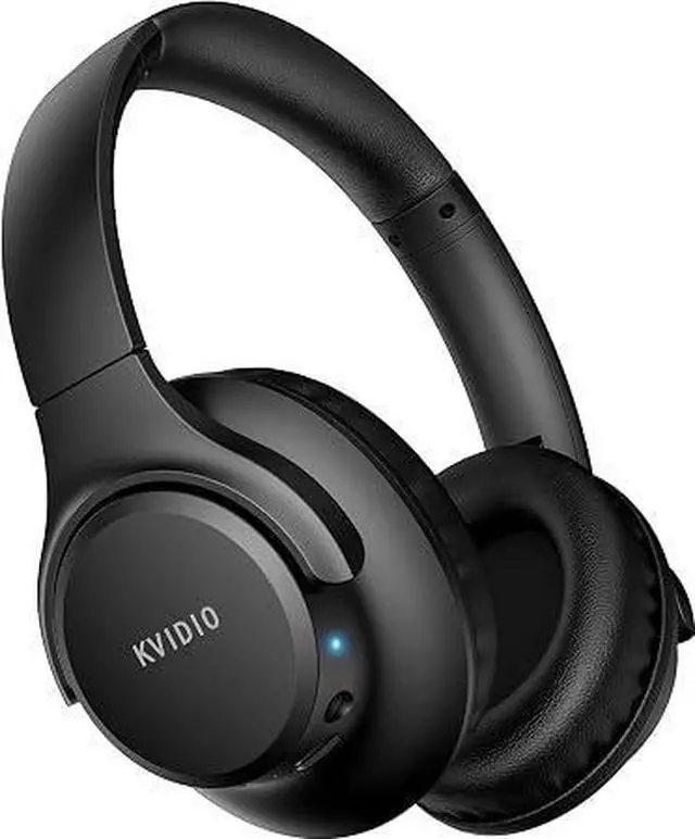 Main image of Bluetooth Headphones Over Ear, 65 Hours Playtime Wireless Headphones with Microphone, Foldable Lightweight Headset with Deep Bass, HiFi Stereo Sound Low Latency for Travel Work Cellphone