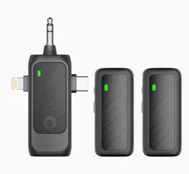 Main image of X7 Mini Wireless Lavalier Microphone with ANC Noise Cancellation, 3-in-1 Clip-On Mic, 2.4GHz Adaptive Frequency, 40M Transmission Range, 8H Battery Life for Live Streaming, Recording & Vlogging