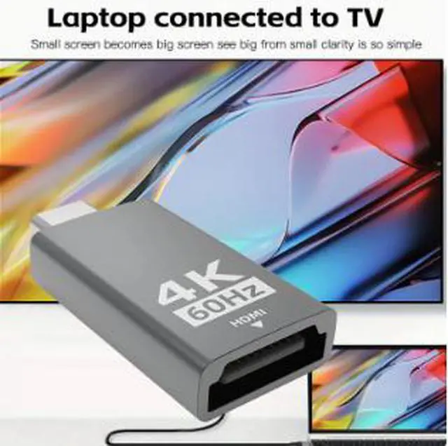 Alt view image 2 of 5 - USB-C to HDMI Cable 4K@60Hz, Type-C to HDMI Adapter Cable for Laptop, MacBook, Tablet & Smartphone, USB 3.1 DP Alt Mode Video Converter