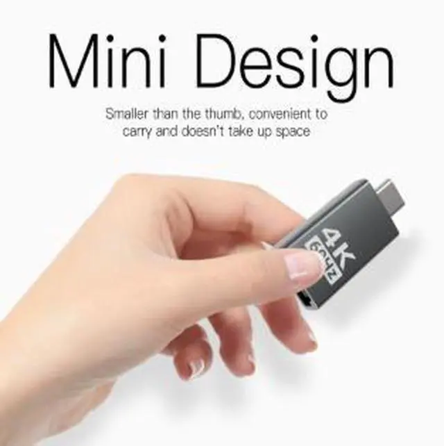 Main image of USB-C to HDMI Cable 4K@60Hz, Type-C to HDMI Adapter Cable for Laptop, MacBook, Tablet & Smartphone, USB 3.1 DP Alt Mode Video Converter