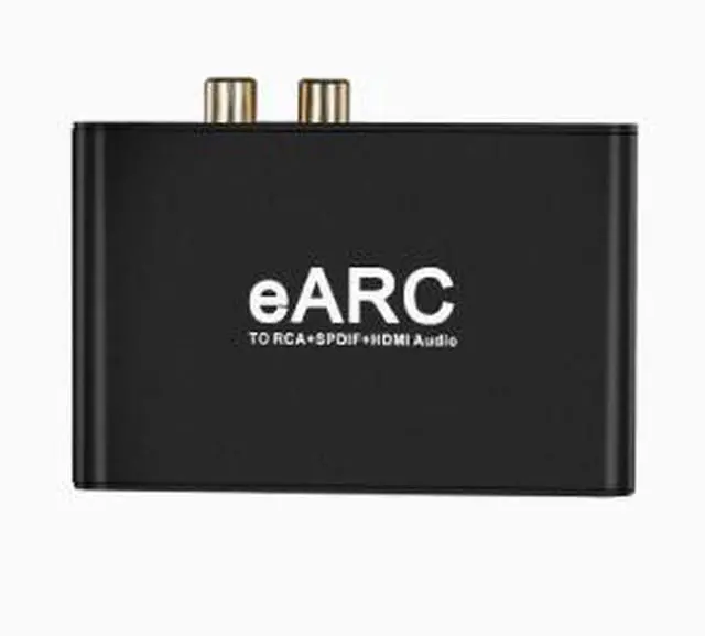 Alt view image 3 of 4 - 192KHz HDMI eARC ARC Audio Converter, 7.1 Channel Audio Extractor with HDMI Optical TOSLINK RCA 3.5mm Output, Dolby TrueHD DTS-HD Adapter for TV Sound System