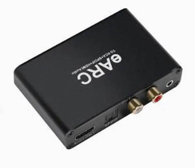 Alt view image 4 of 4 - 192KHz HDMI eARC ARC Audio Converter, 7.1 Channel Audio Extractor with HDMI Optical TOSLINK RCA 3.5mm Output, Dolby TrueHD DTS-HD Adapter for TV Sound System