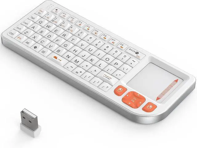 Main image of K809 Mini Keyboard with Touchpad, High-End Aluminum Alloy Frame,2.4G+BT | 7-color backlight,1000mAh rechargeable battery,ultra-thin and portable,for tv,android tv box,fire tv stick,htpc,frojector,pc