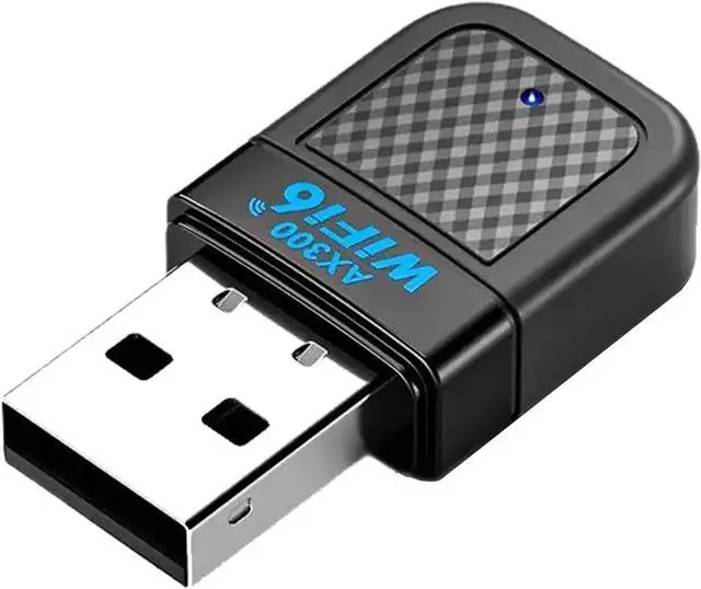 Main image of USB WiFi Adapter for Desktop PC, 2.4G 5.8G Wireless WiFi Adapter for Laptop, Wireless Network Support Windows 11/10/8/7/Xp, USB Dongle for PC
