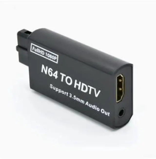 Main image of N64 to HDMI Converter, N64/SNES/SFC/GameCube to HDMI Adapter, 1080P HD Video Converter with Audio Separation and HDMI Cable