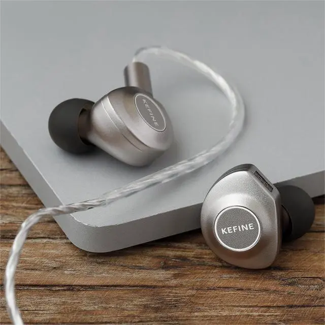 Alt view image 2 of 6 - Delci AE 10mm DLC+PU Diaphragm Dynamic Driver IEMs, Wired in Ear Monitor Earphones, HiFi Earbuds with Transparent and Powerful Sound, Two Tuning Style (3.5mm)