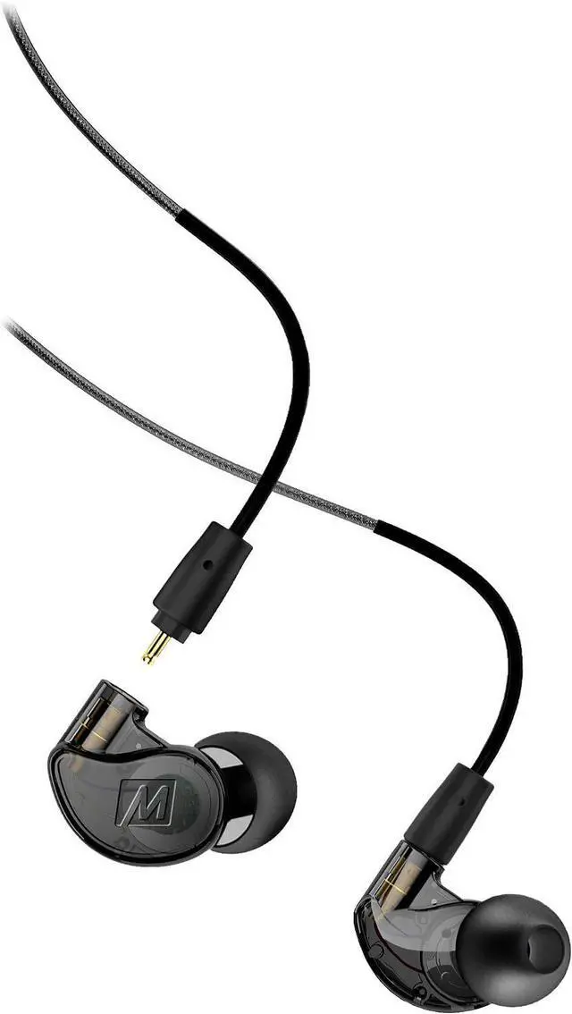 Main image of audio M6 PRO In Ear Monitor Headphones for Musicians, 2nd Gen Model With Upgraded Sound, Memory Wire Earhooks & Replaceable Cables, Noise Isolating Professional Earbuds, 2 Cords Included (Black)