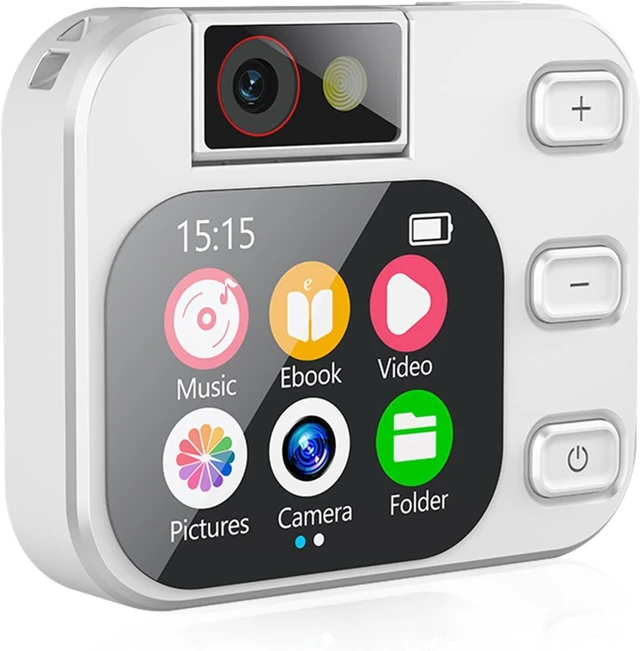 Main image of 64GB MP3 Player with Bluetooth and 180° Camera Portable MP3 Music Player 2.01" Touch Screen HiFi Lossless Sound Music Audio Player with Built-in Speaker Voice Recorder FM Radio Earphone Jack