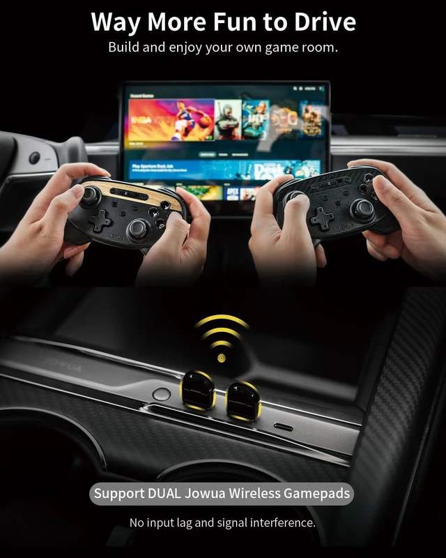 Alt view image 6 of 6 - Mini LED Hub Bar Compatible for Tesla Model S/X (2021+), 1 USB-C Port, 2 USB-A Ports