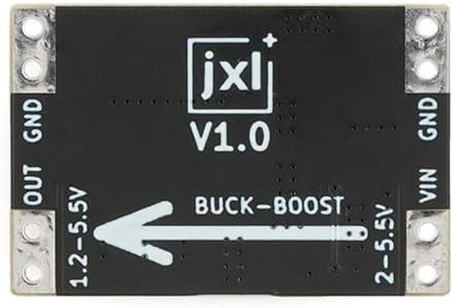Alt view image 5 of 5 - 5Pcs XL63020-3.3 USB DC DC Voltage Boost Buck Converter Power Module Lithium Battery Step-Up Power Module Step Down XL63020-3.3V TPS63020 Microcontroller Power Supply Low Ripple USB