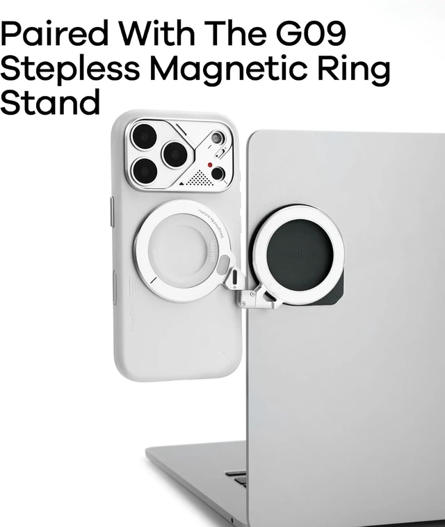 Alt view image 6 of 6 - AC01 for MagSafe Sticker | Multifunctional Magnetic Pad | Compatible with Double-Sided Magnetic Accessories | Reusable | for Bathrooms, Refrigerators, Kitchens, Screens, etc. | Gray