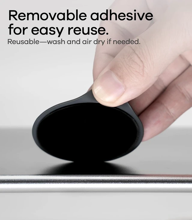 Alt view image 3 of 6 - AC01 for MagSafe Sticker | Multifunctional Magnetic Pad | Compatible with Double-Sided Magnetic Accessories | Reusable | for Bathrooms, Refrigerators, Kitchens, Screens, etc. | Gray