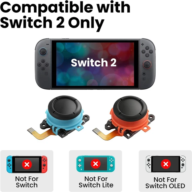 Alt view image 3 of 6 - TMR Joystick Replacement Module for Switch 2 Joycon Controller