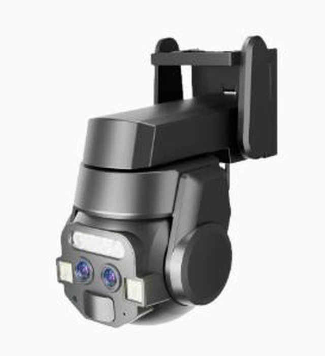 Main image of 10X Zoom Dual-Lens Security Camera with 32GB Card 6MP (2304x1296 x2) Outdoor WiFi Surveillance, 4mm+8mm Lens, Night Vision, H.265, Care Cam PRO App, IP66 Weatherproof