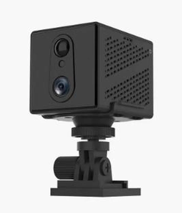 Main image of WiFi Battery Security Camera Indoor Wireless PIR Motion Camera, 100% Wire-Free, Two-Way Audio, Digital Zoom, Adhesive Mount, Smartphone Remote Monitoring