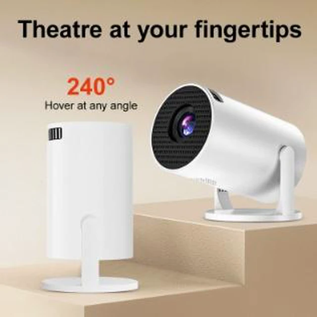 Alt view image 2 of 3 - Y300 Mini Projector 1080P HD Portable Home Theater, Wireless Screen Casting, HDMI/USB Compatible, 2W Speaker, 10W Power, 285g Lightweight, with Remote Control