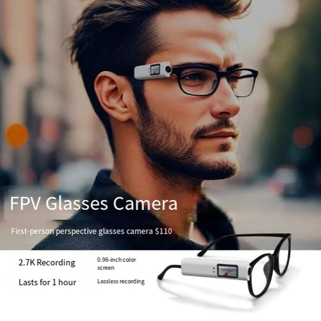 Alt view image 3 of 3 - S110 Mini WiFi Action Camera 2.7K 30fps First-Person DV, 0.96" IPS Screen, 110° Wide Angle, 12MP Photo, Loop Recording, 21g Ultra-Light, for Cycling/Travel/Outdoor Sports