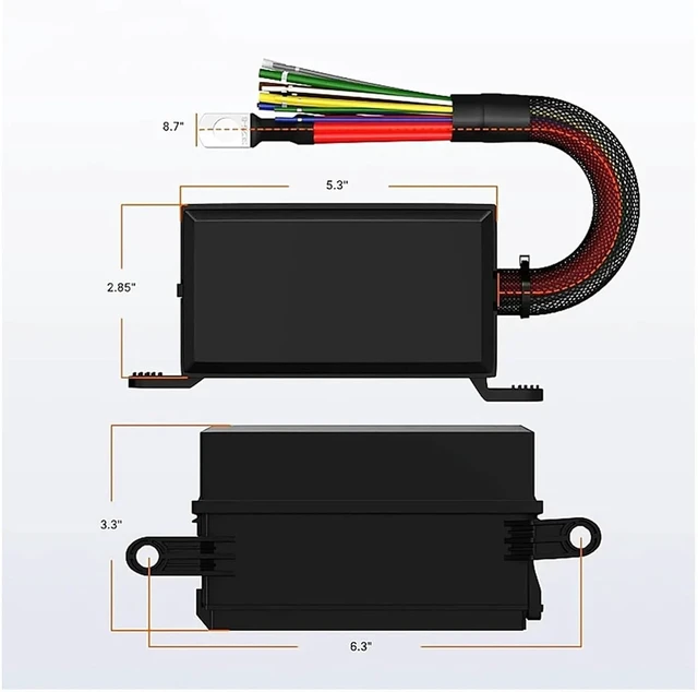 Alt view image 2 of 3 - 12V Relay Box 6 Way Relay Fuse Box 12 Pre-Wired Waterproof Relay Box 6 Slot Fuse 4 Relay Block