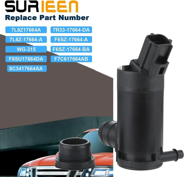 Alt view image 6 of 6 - 7L8Z17664A Windshield Washer Pump with Grommet