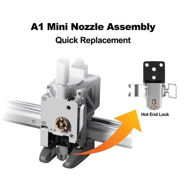 Alt view image 2 of 4 - 3D Printer Hotend Ceramic Heater Assembly Kit, High-Temperature Resistant Heating Components, Compatible with Bambu Lab A1 and A1 Mini 3D Printers