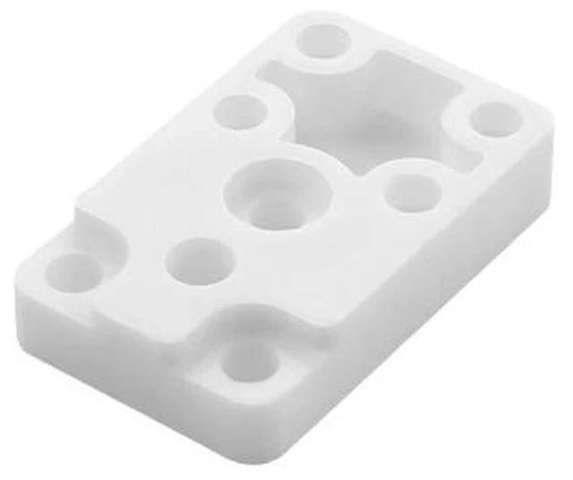 Main image of Ceramic Zirconia Heat Insulation Block Base for 3D Printer Hotend Heating Assembly, Thermal Insulation Replacement Accessory for Compatible Bambu Lab H2D, A1 and A1 Mini