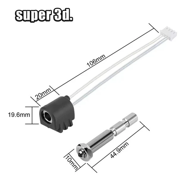 Alt view image 2 of 5 - Quick-Release Hotend Kit for Anycubic Kobra 3 Max 3D Printer, Ceramic Heating Block, Silicone Sock, 300°C High-Temperature Hotend Assembly