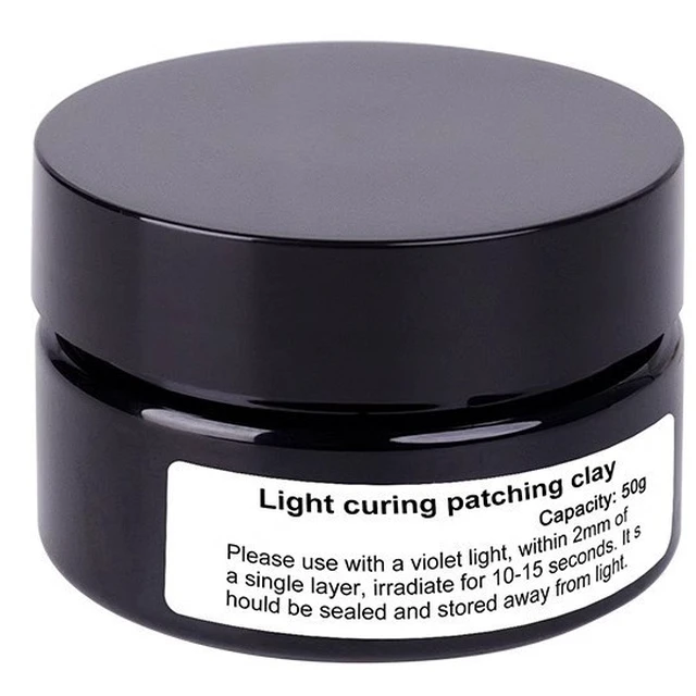 Alt view image 2 of 5 - UV-Curing Modeling Putty Repair Kit with UV Light and Spatula, Fast-Curing Sculpting Filler for Gundam Models, Plastic Model Kits and Hobby Repairs