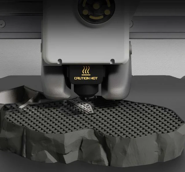 Alt view image 2 of 5 - Black All-in-One Hotend Assembly, 0.2mm Hardened Steel Nozzle for Bambu Lab A1 / A1 Mini / A2L 3D Printers, 1.75mm Filament, Quick-Swap Integrated Print Head