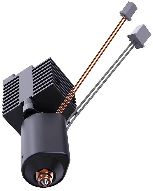 Alt view image 2 of 4 - Ceramic Hotend Kit with 0.4mm Bimetal Integrated Hardened Steel Nozzle for Creality K2 Plus 3D Printer, 350°C High-Temperature Hotend Assembly