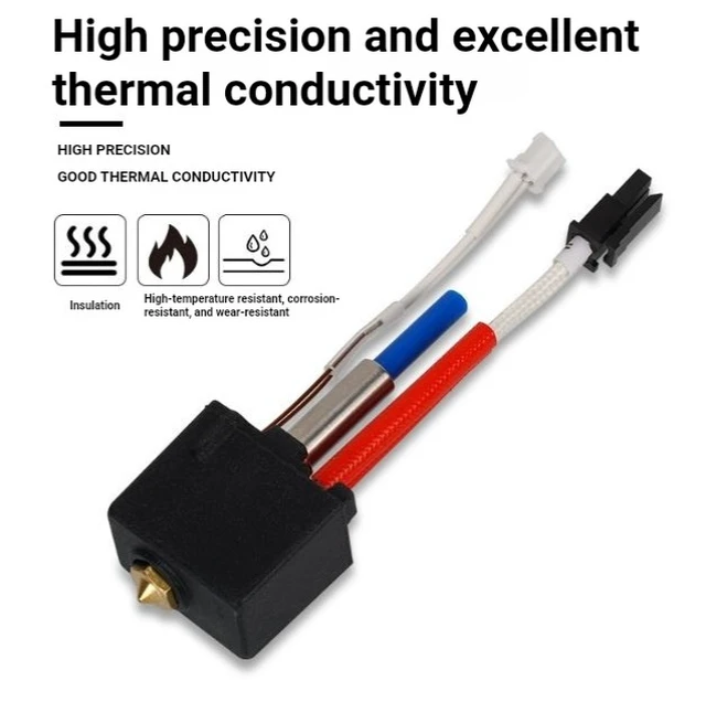 Alt view image 2 of 4 - Anycubic Kobra 2 Hotend Kit, 24V 60W Heating Rod, 0.4mm Hardened Steel Nozzle, Extruder Hotend Assembly for Kobra 2 / Kobra 2 Pro 3D Printers