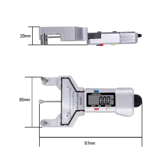 Alt view image 2 of 5 - 2GT Timing Belt Tension Meter, Digital Belt Tension Gauge with LCD Display, Silver Belt Measurement Tool for 3D Printers and Voron 3D Printer Calibration