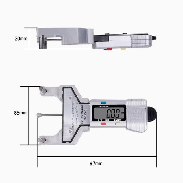 Alt view image 3 of 5 - 2GT Timing Belt Tension Meter, Digital Belt Tension Gauge with LCD Display, Silver Belt Measurement Tool for 3D Printers and Voron 3D Printer Calibration