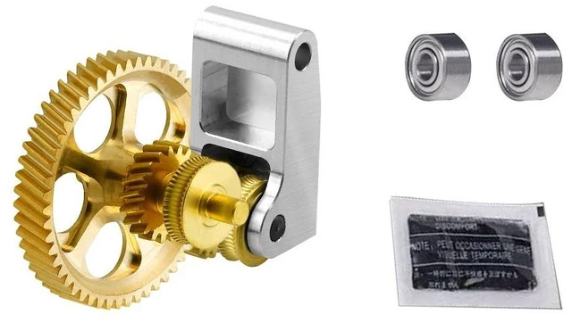 Main image of Bambu Lab X1 / P1S Hardened Steel Extruder Gear Kit, DLC Nano-Coated Helical Gears, Lightweight Aluminum Idler Arm, All-Metal Extruder Replacement Parts for 3D Printers