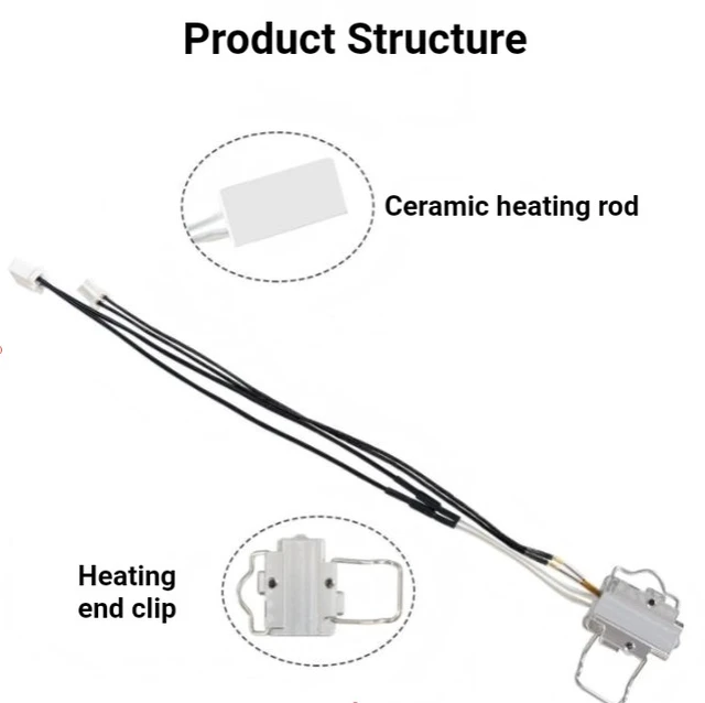 Alt view image 2 of 5 - Anycubic Kobra X/Kobra 4 Hotend Heating Assembly Kit - Integrated Ceramic Heater Block with NTC100K Thermistor, High-Temperature Extruder Component up to 300°C (Base Not Included)