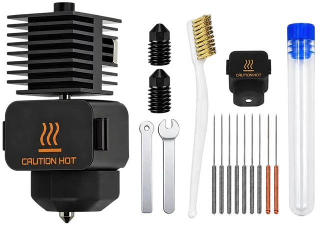 Main image of 0.8mm Hardened Steel Hotend Kit for Bambu Lab A1 and A1 Mini 3D Printers, High-Flow Nozzle Assembly, Quick-Swap Design
