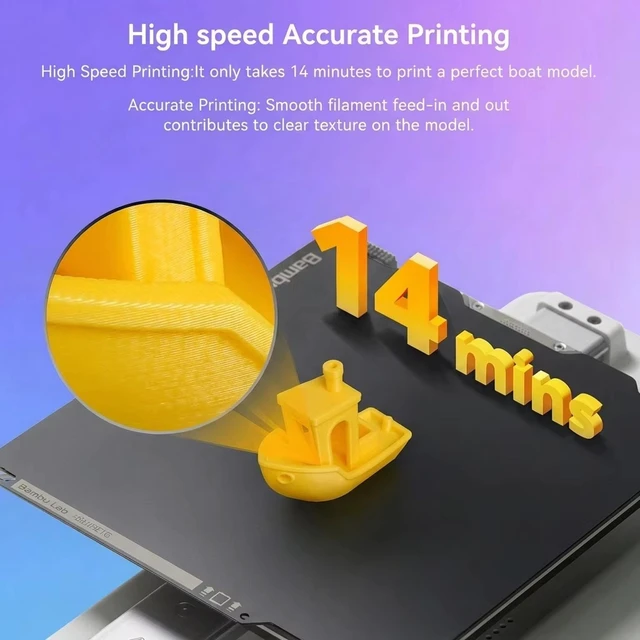 Alt view image 3 of 5 - 0.8mm Hardened Steel Hotend Kit for Bambu Lab A1 and A1 Mini 3D Printers, High-Flow Nozzle Assembly, Quick-Swap Design