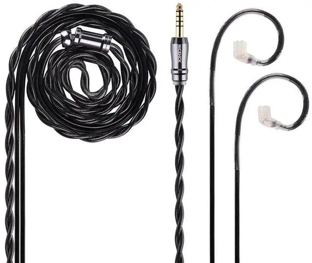 Main image of DuskAg 5N Pure Silver IEM Cable QDC Connector 4.4mm Balanced Plug | 5N pure silver & OCC shielding boosts mid-high density,1.2m cord, QDC pin, 4.4mm balanced plug for QDC audiophile