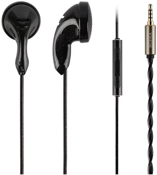 Main image of B80 3.5mm Wired Flat Earbud,14.8mm PU Topology Bio Diaphragm,OFC Silver Plated Cord with Mic