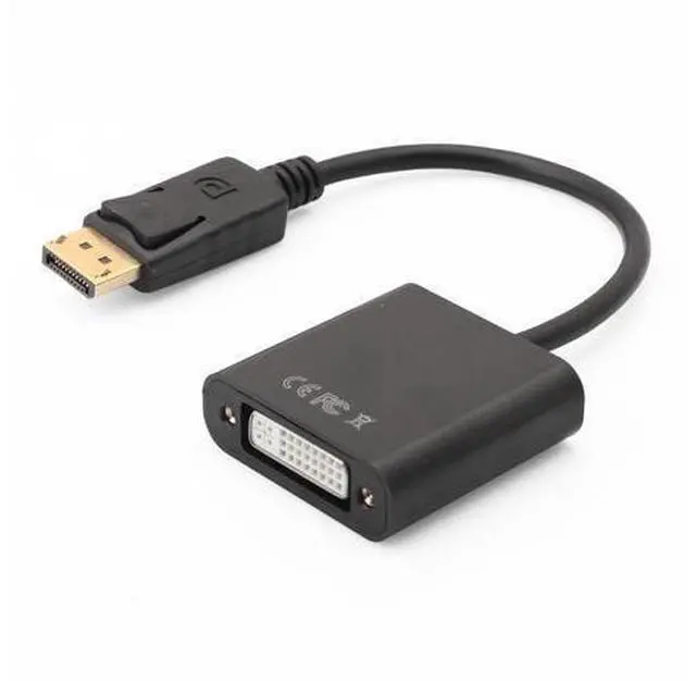 Main image of DisplayPort to DVI DVI-D Single Link Adapter, Display Port to DVI Converter Male to Female Black Compatible for HP and Other Brand