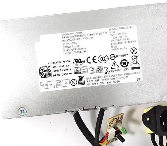 Alt view image 3 of 6 - New PSU for DE LL Opti Plex 3030 3048 180W Power Supply HU180EA-00 DPS-180AB-14 A AC180EA-00 D180EA-00 02Y4D5 0R50PV 08WJ7H