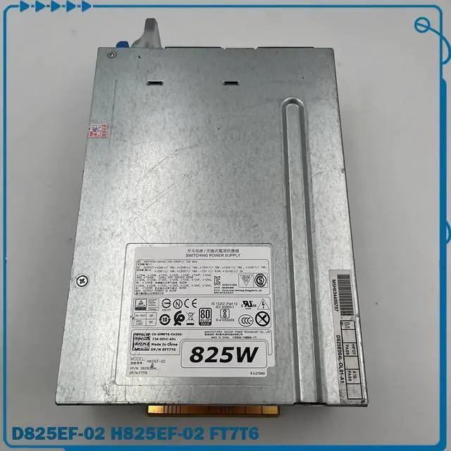 Alt view image 2 of 5 - Original New PSU for T5810 T7810 825W Workstation Power Supply D825EF-02 H825EF-02 FT7T6